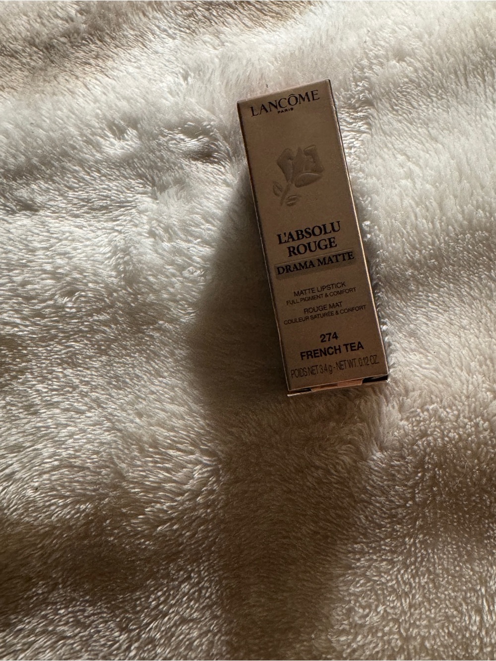 Lancôme L'Absolu Rouge Drama Matte Lipstick - 274 French Tea (Box)